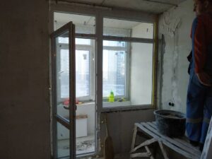 Балконный блок. Профиль Кёнинг 5 камер, фурнитура Масо