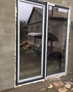 Kbe 6 камер цвет антрацит. Фурнитура с параллельным проветривание Winkhaus Comfort.